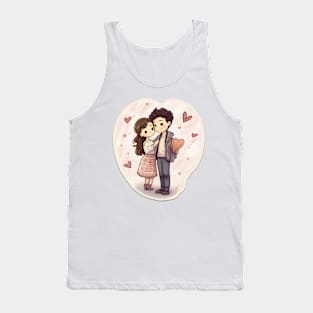 loving boy and girls design Tank Top